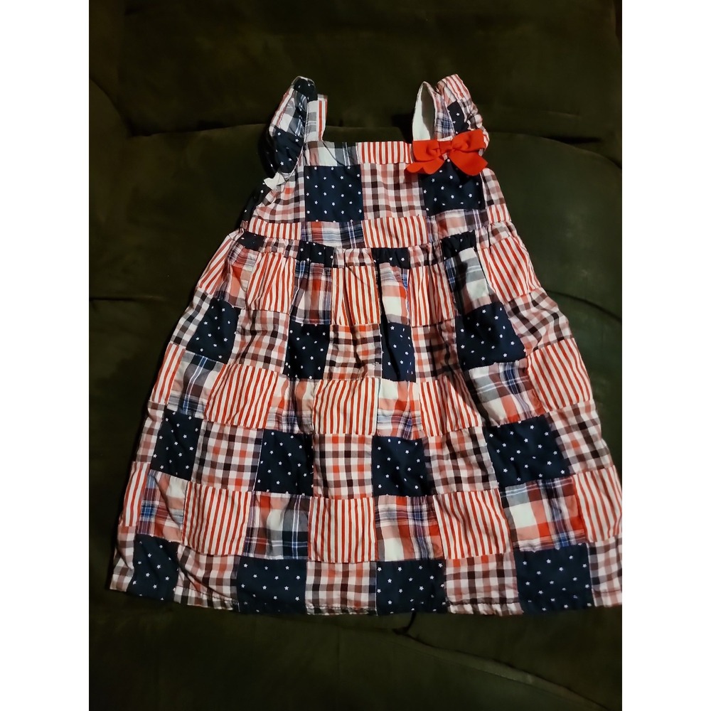 Gymboree 4th of july patchwork dress America size 2t